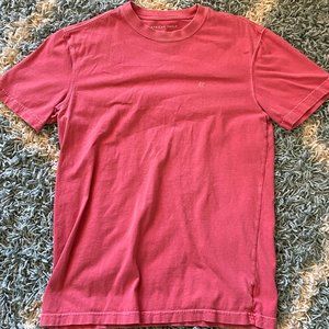 American Eagle mens xs pink/red tee